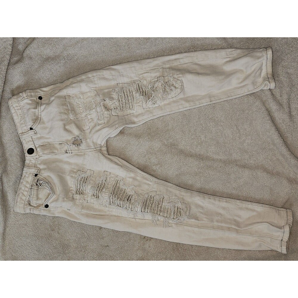 Waimea White Distressed Size 6 Skinny